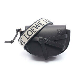 LOEWE Gate Dual Bag Shoulder Bag Leather Black